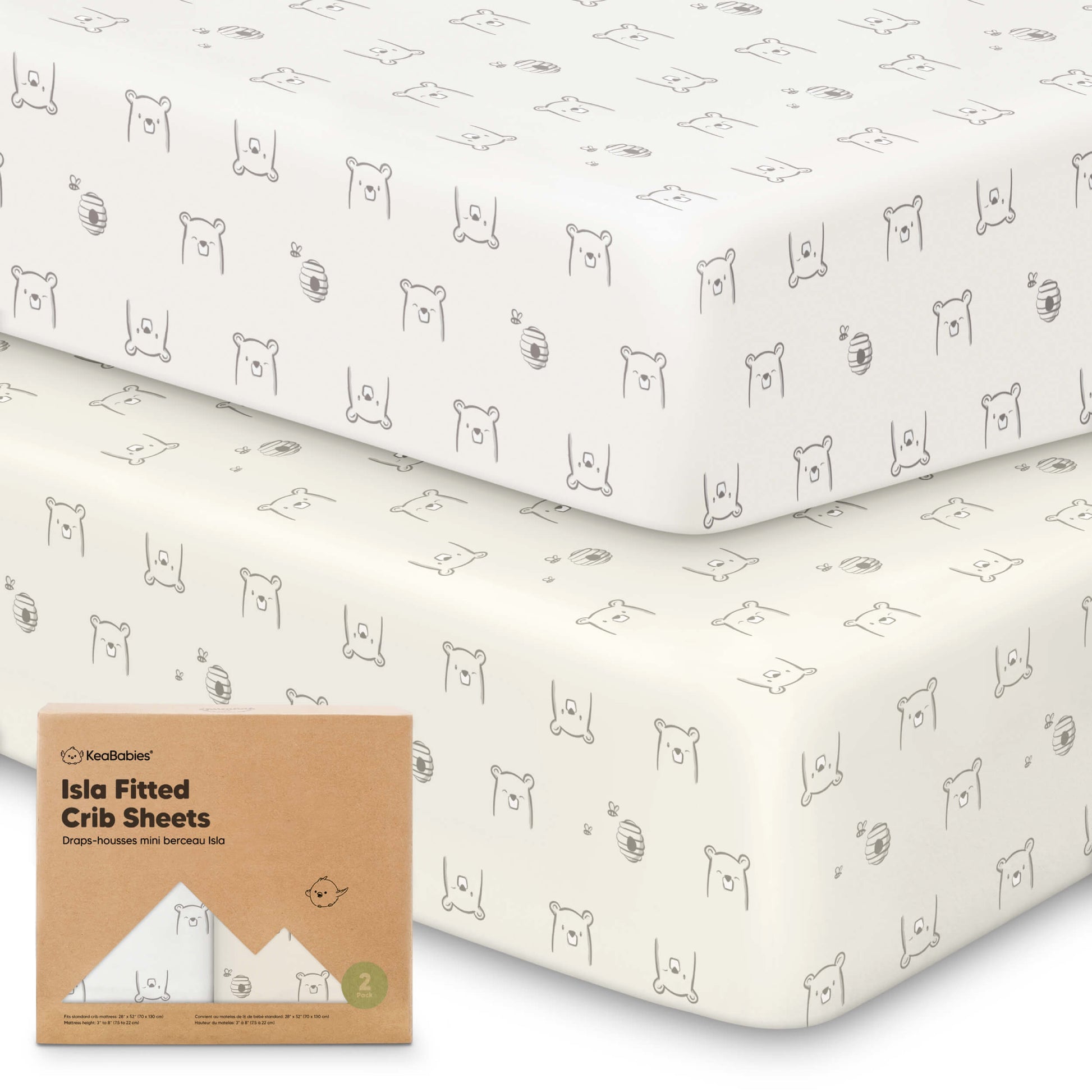 Isla Fitted Crib Sheets 28992027427002