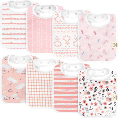 8-Pack Coast Drool Bibs 29033241346234