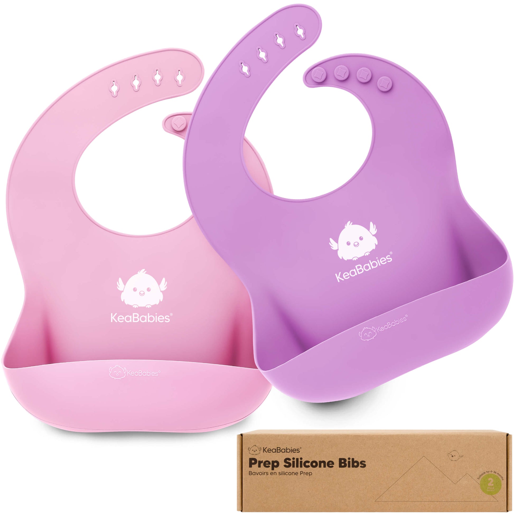 2-Pack Prep Silicone Bibs 28825911230650