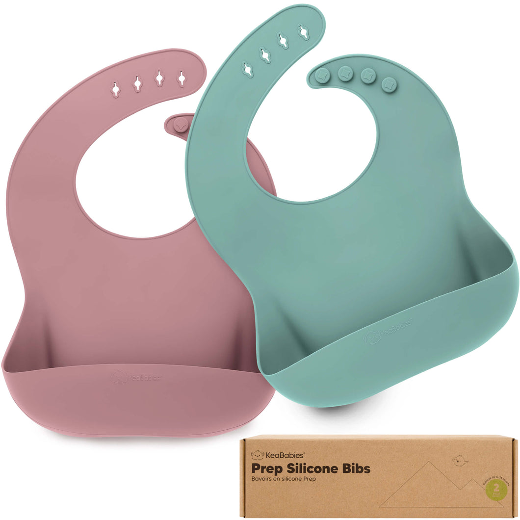 2-Pack Prep Silicone Bibs (Quantum)
