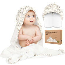 Load image into Gallery viewer, Luxe Baby Hooded Towel (Wildwood)

