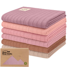 Load image into Gallery viewer, 6-Pack Shea (Stria) Burp Cloths
