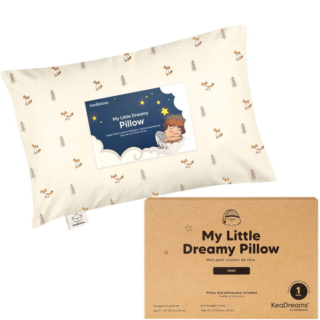 Mini Toddler Pillow With Pillowcase (Fox Tales)