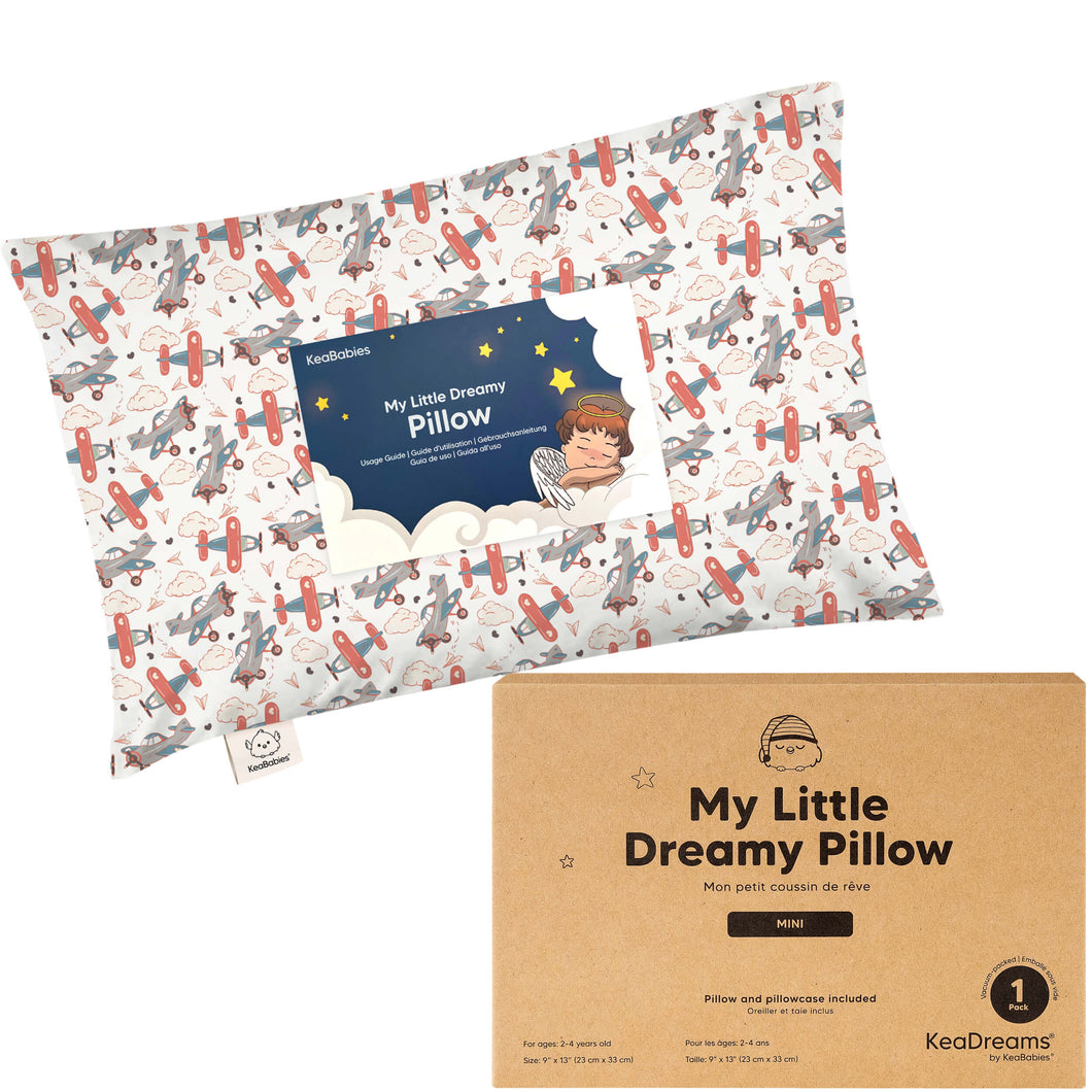 Mini Toddler Pillow With Pillowcase (Aircraft)
