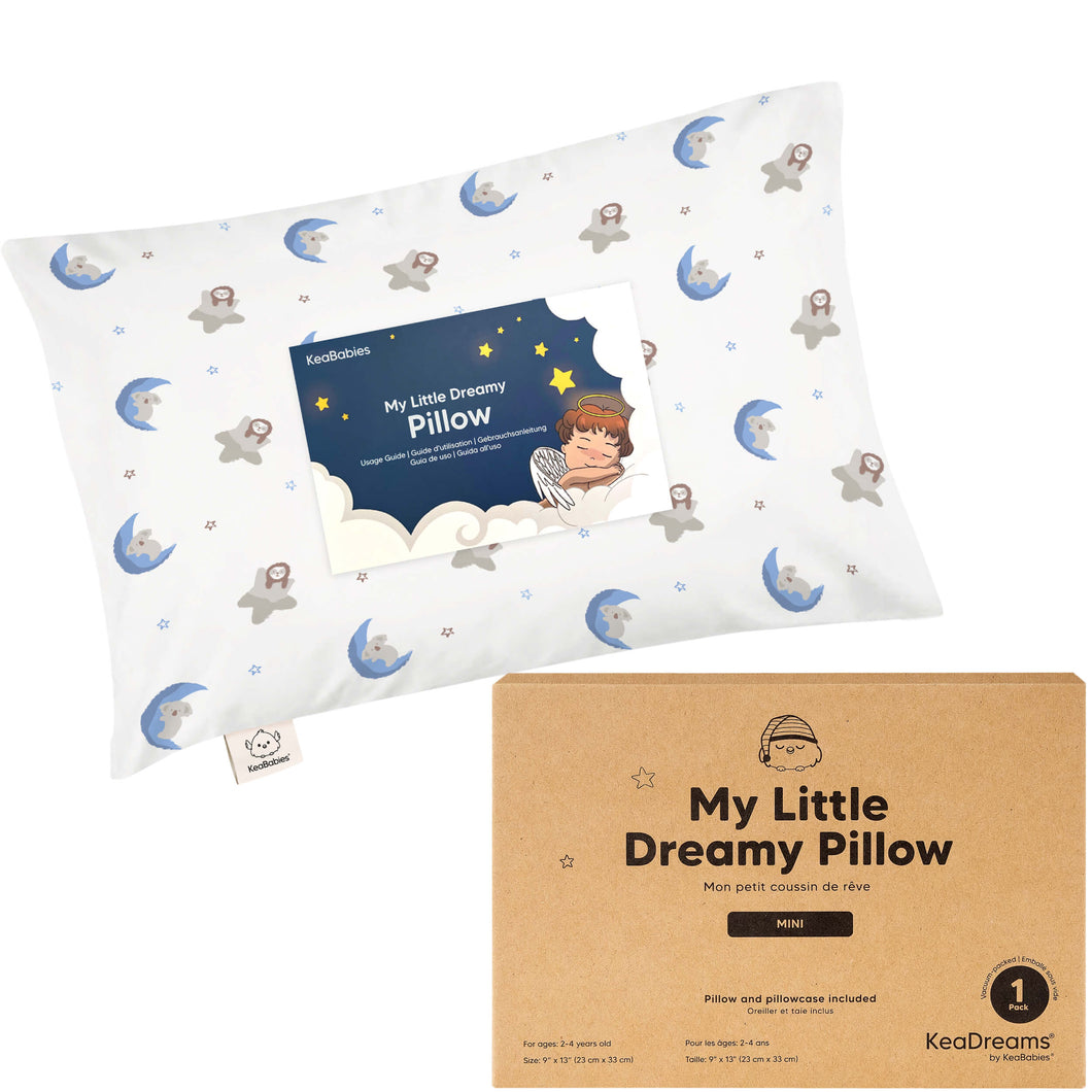 Mini Toddler Pillow With Pillowcase (Space Drift)