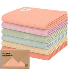 Load image into Gallery viewer, 6-Pack Shea (Stria) Burp Cloths
