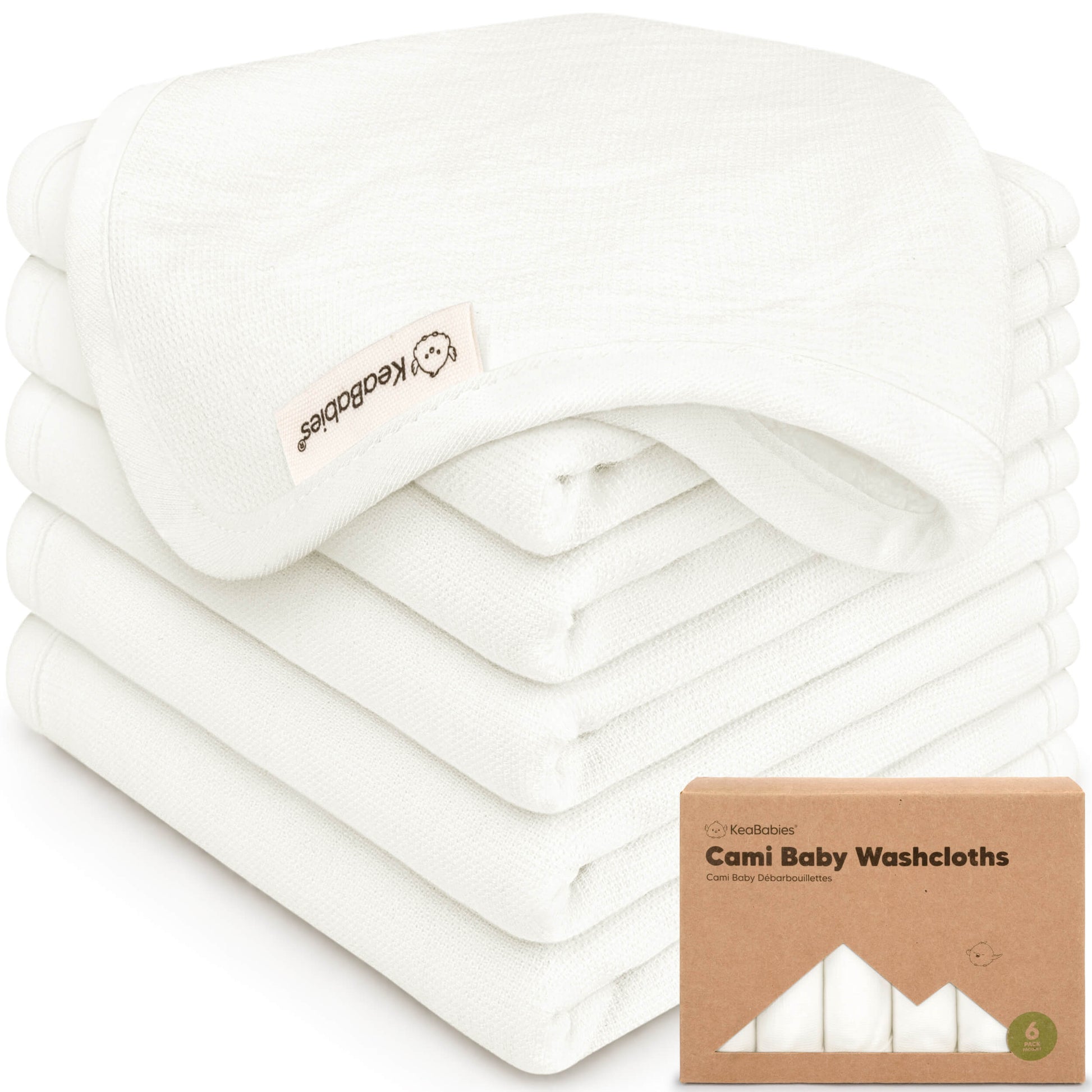 6-Pack Cami Baby Washcloths 29514555982010