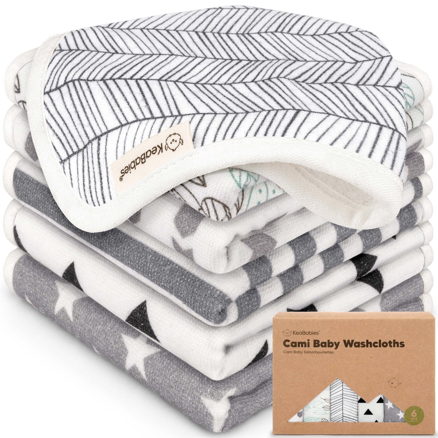 6-Pack Cami Baby Washcloths 29467722678458