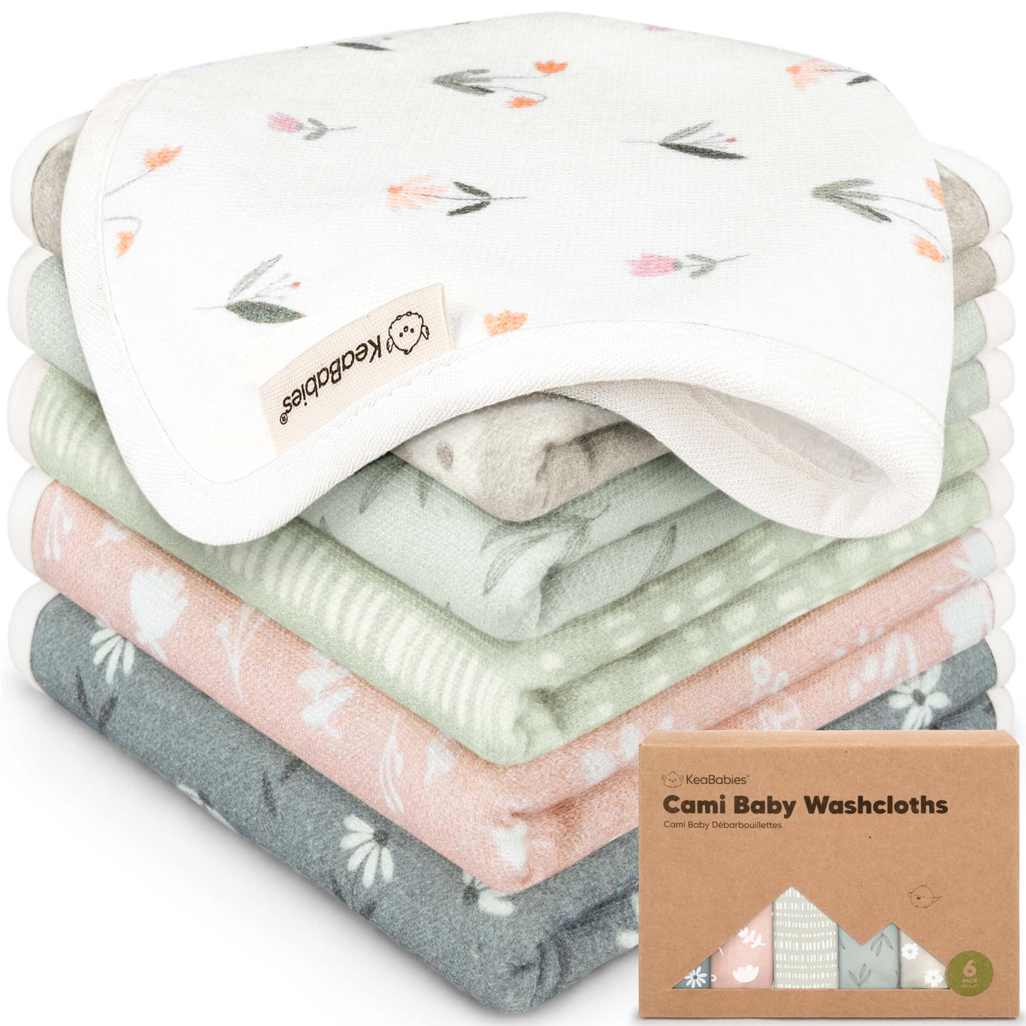 6-Pack Cami Baby Washcloths 29467609759930