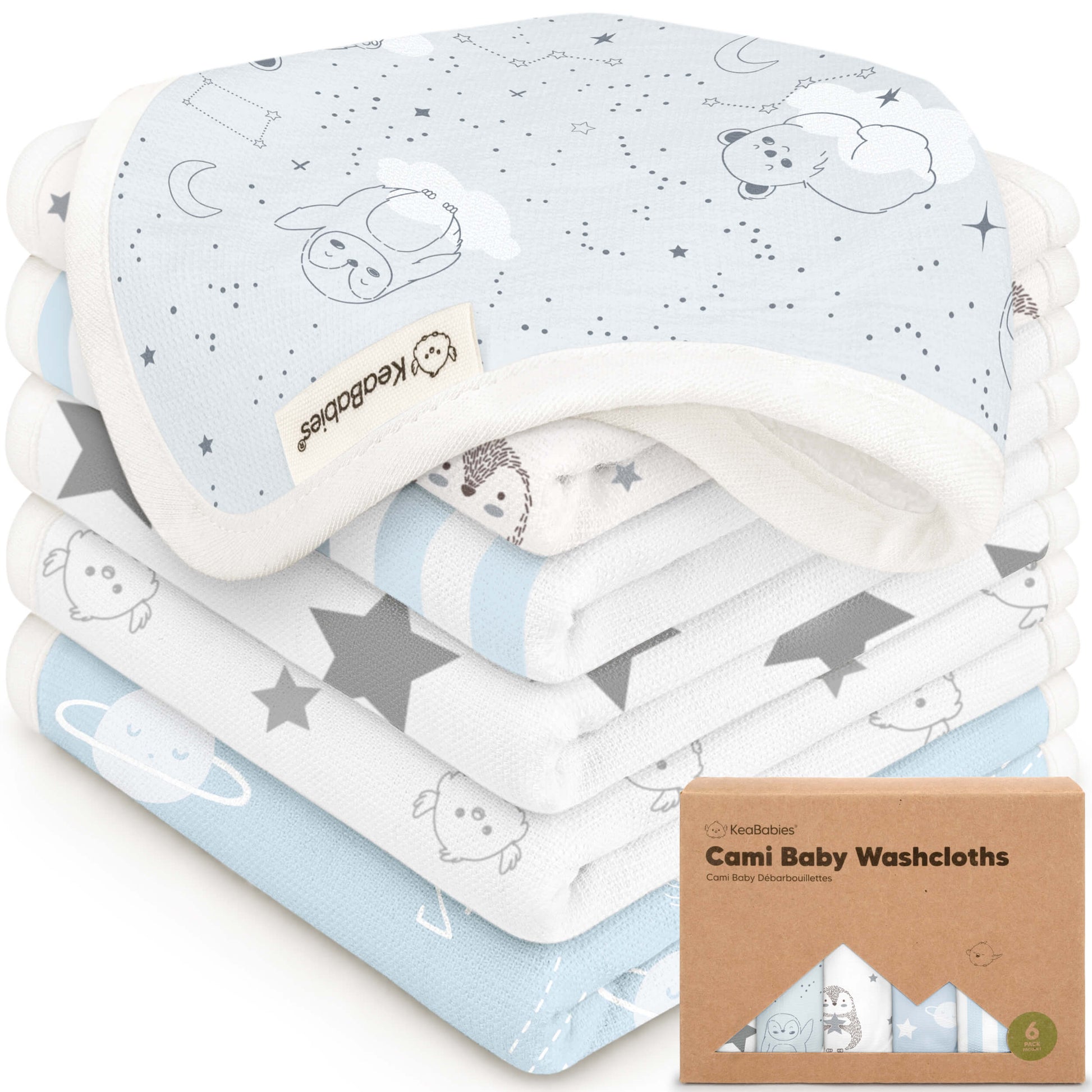 6-Pack Cami Baby Washcloths 29467668742330