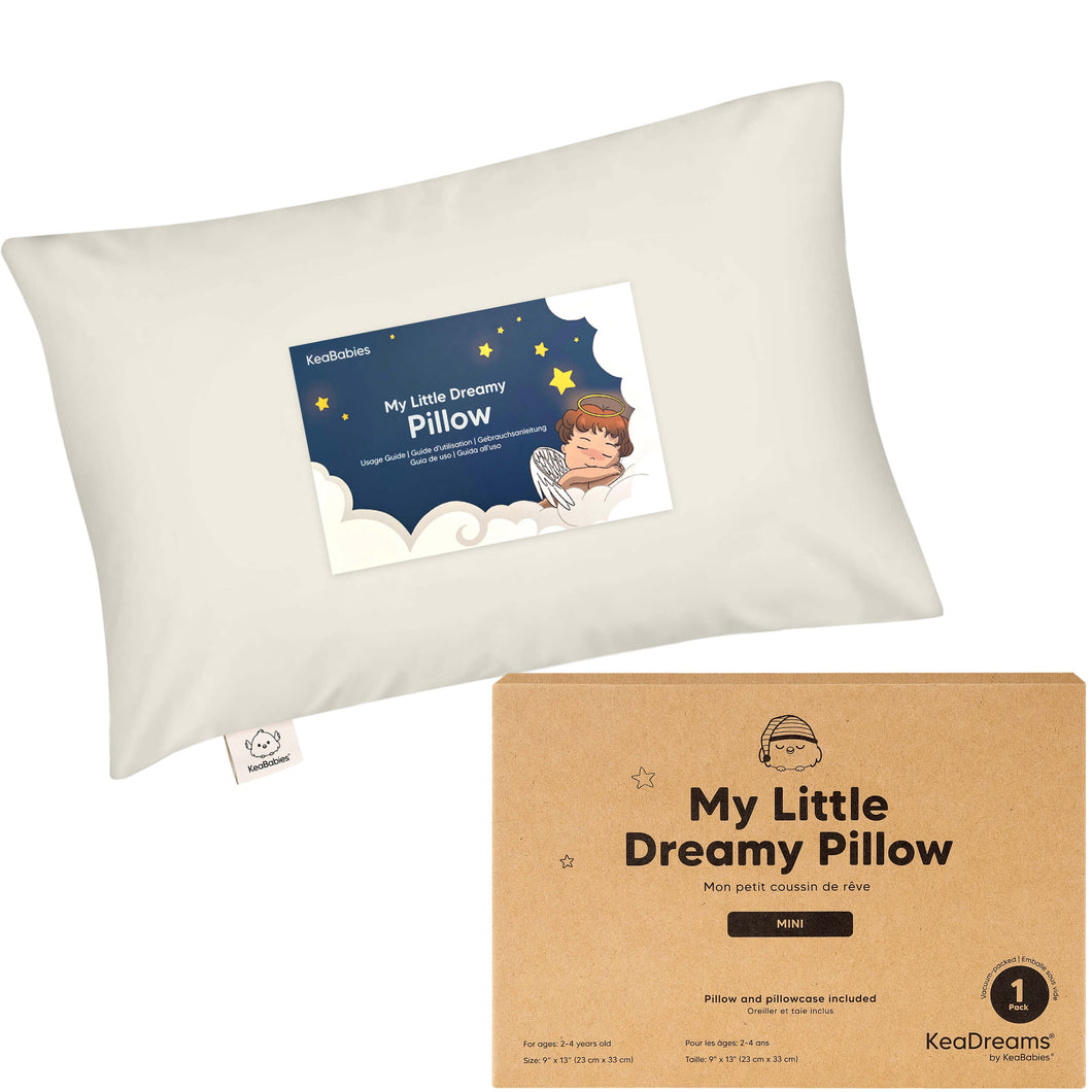 Mini Toddler Pillow With Pillowcase (Clay)