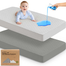 Load image into Gallery viewer, 2-Pack Mavy Protect+ Waterproof Crib Mattress Protector

