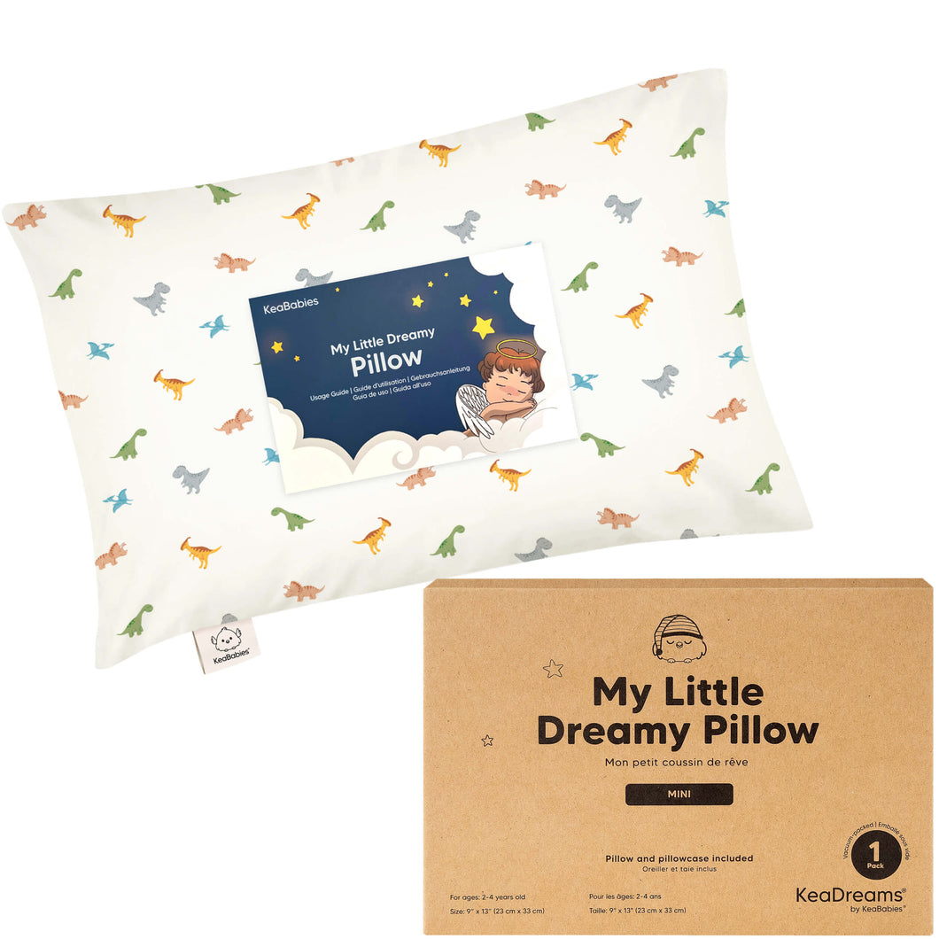 Mini Toddler Pillow With Pillowcase (Roarsome)