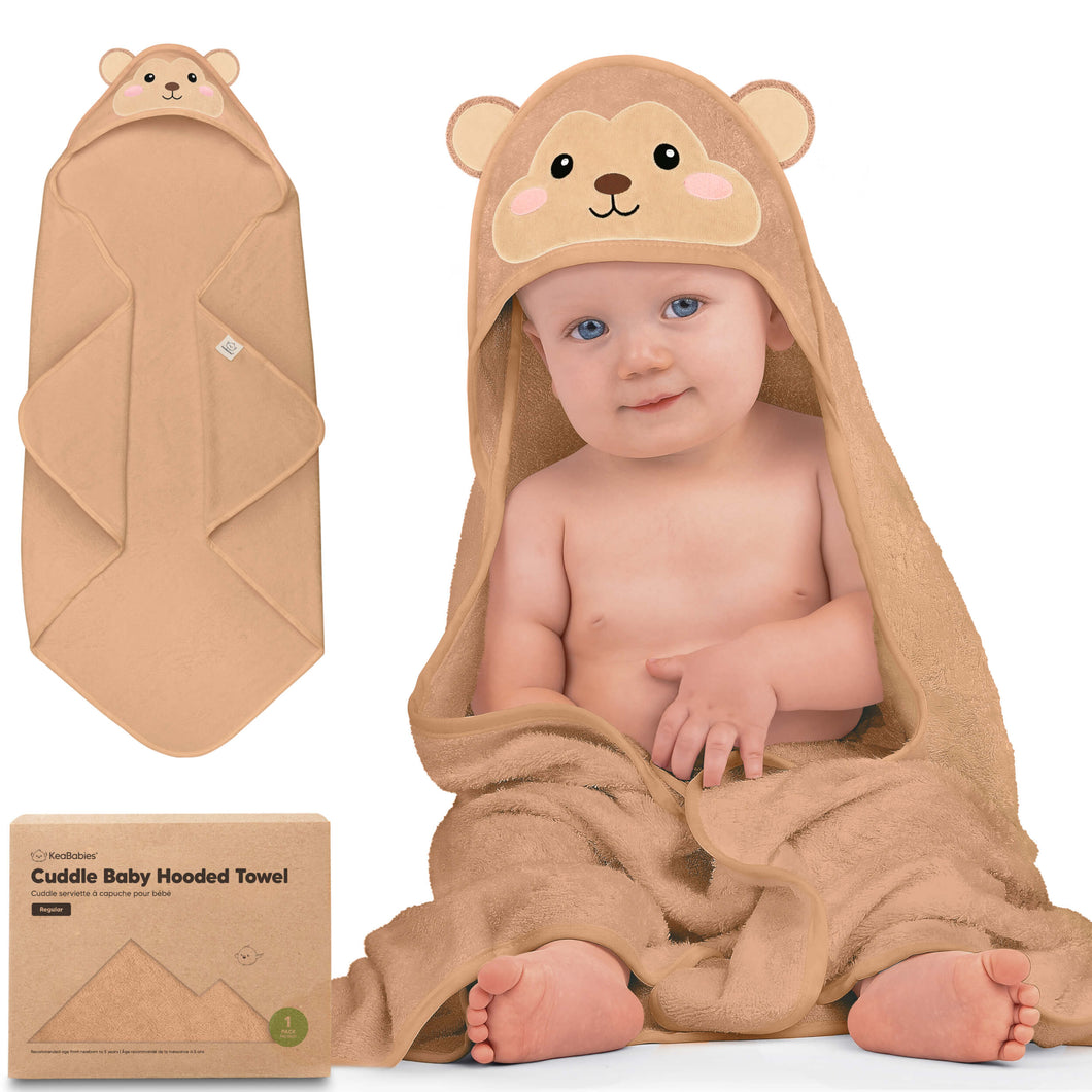 Cuddle Baby Hooded Towel (Monkey)