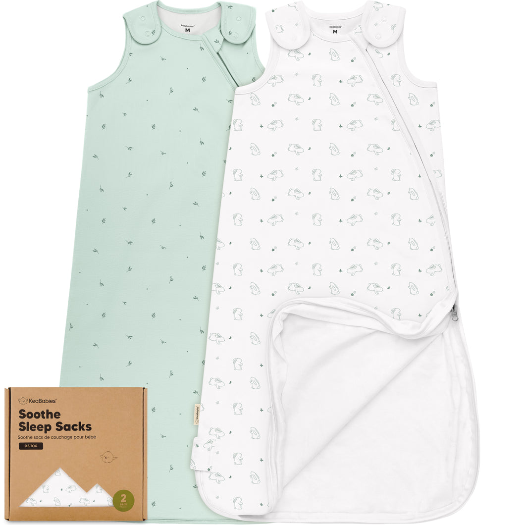 2-Pack Soothe Sleep Sacks (Bunnies)