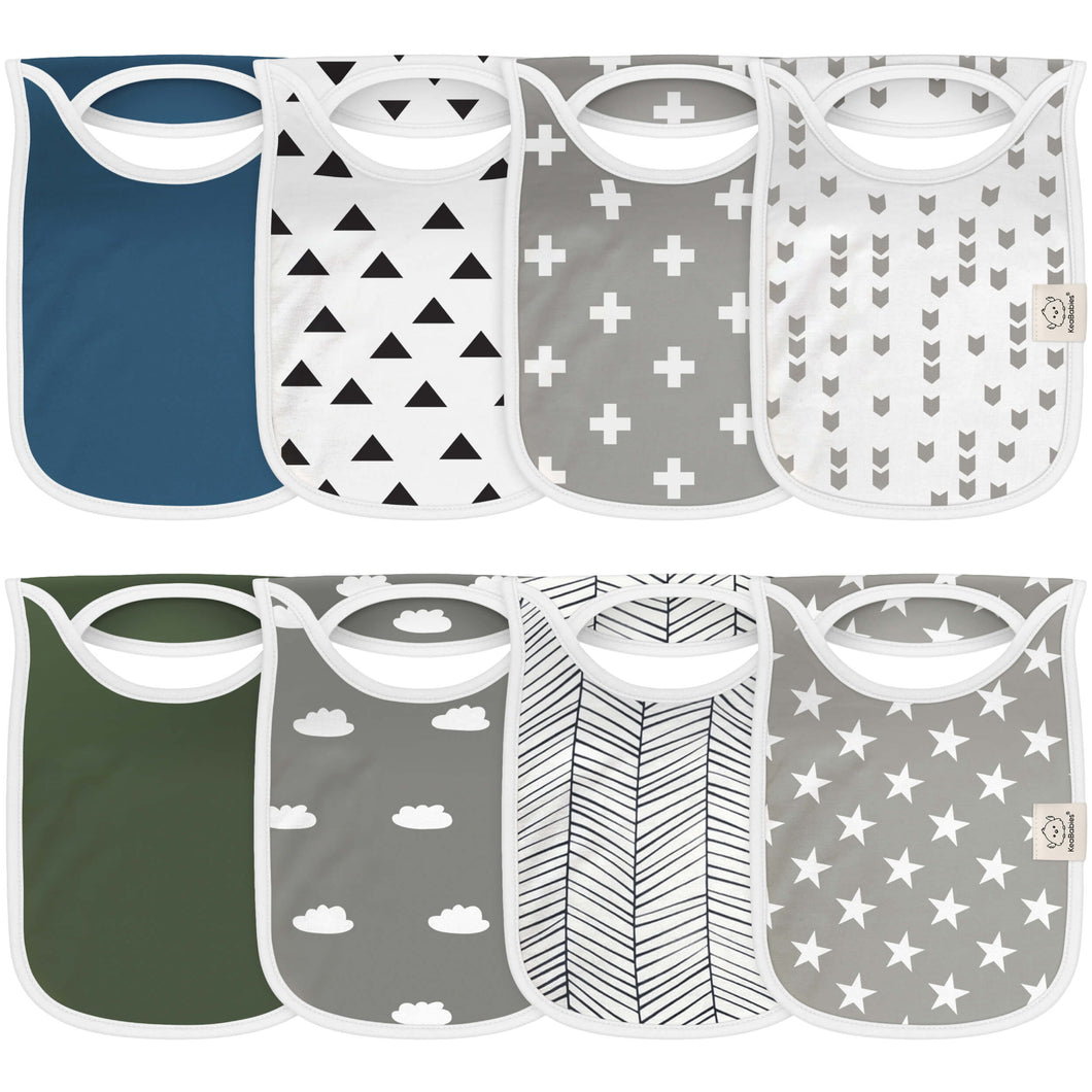 8-Pack Hallo Drool Bibs (Crossroads)