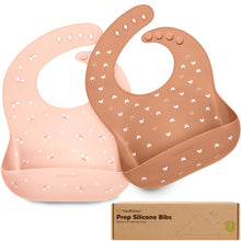 Load image into Gallery viewer, 2-Pack Prep Silicone Bibs
