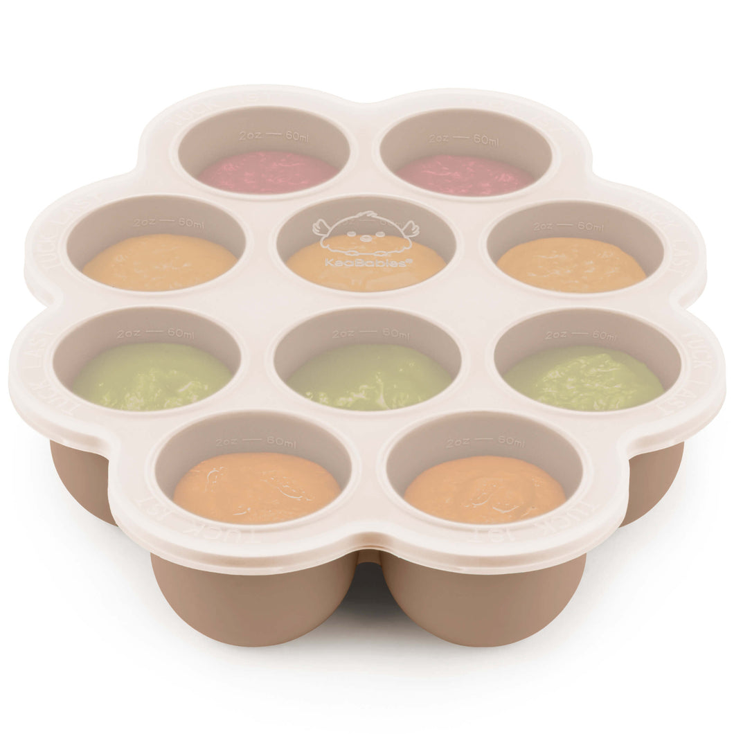 Prep Silicone Baby Food Tray (Chai Latte)