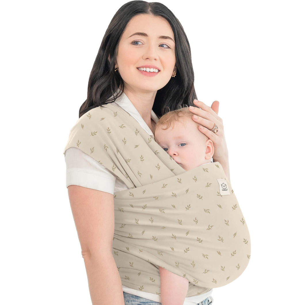 KeaBabies Original Wrap Carrier (Leafy)