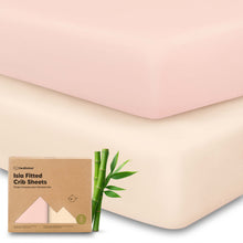 Load image into Gallery viewer, Isla Fitted Crib Sheets
