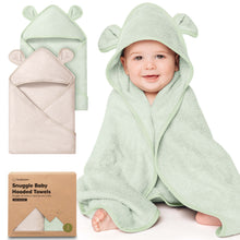 Load image into Gallery viewer, 2-Pack Snuggle Hooded Towels
