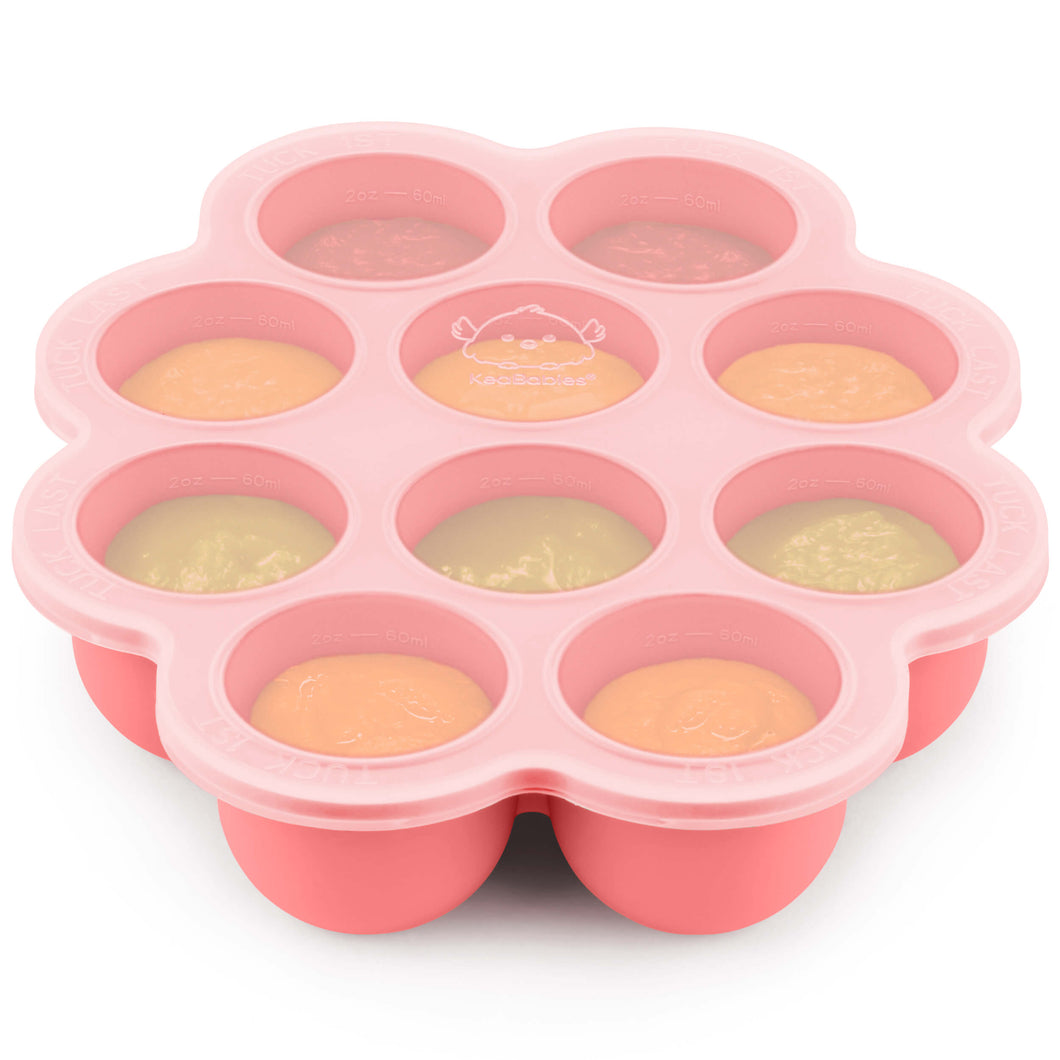 Prep Silicone Baby Food Tray (Blossom)