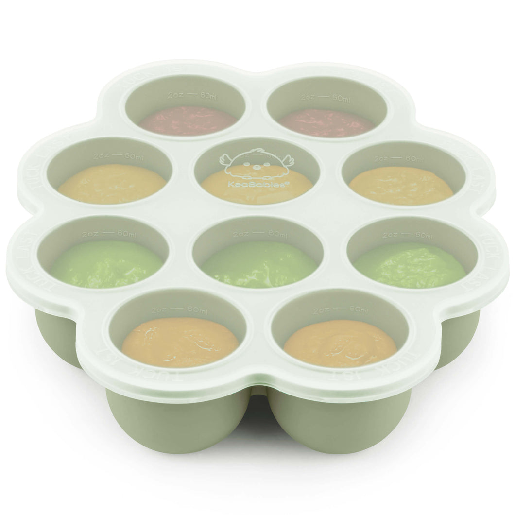 Prep Silicone Baby Food Tray (Sage)