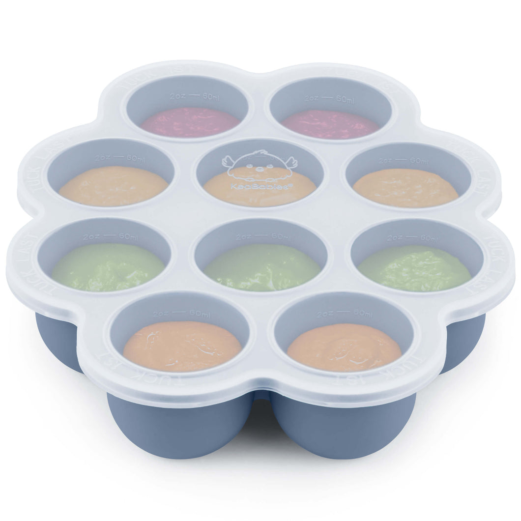 Prep Silicone Baby Food Tray (Slate)