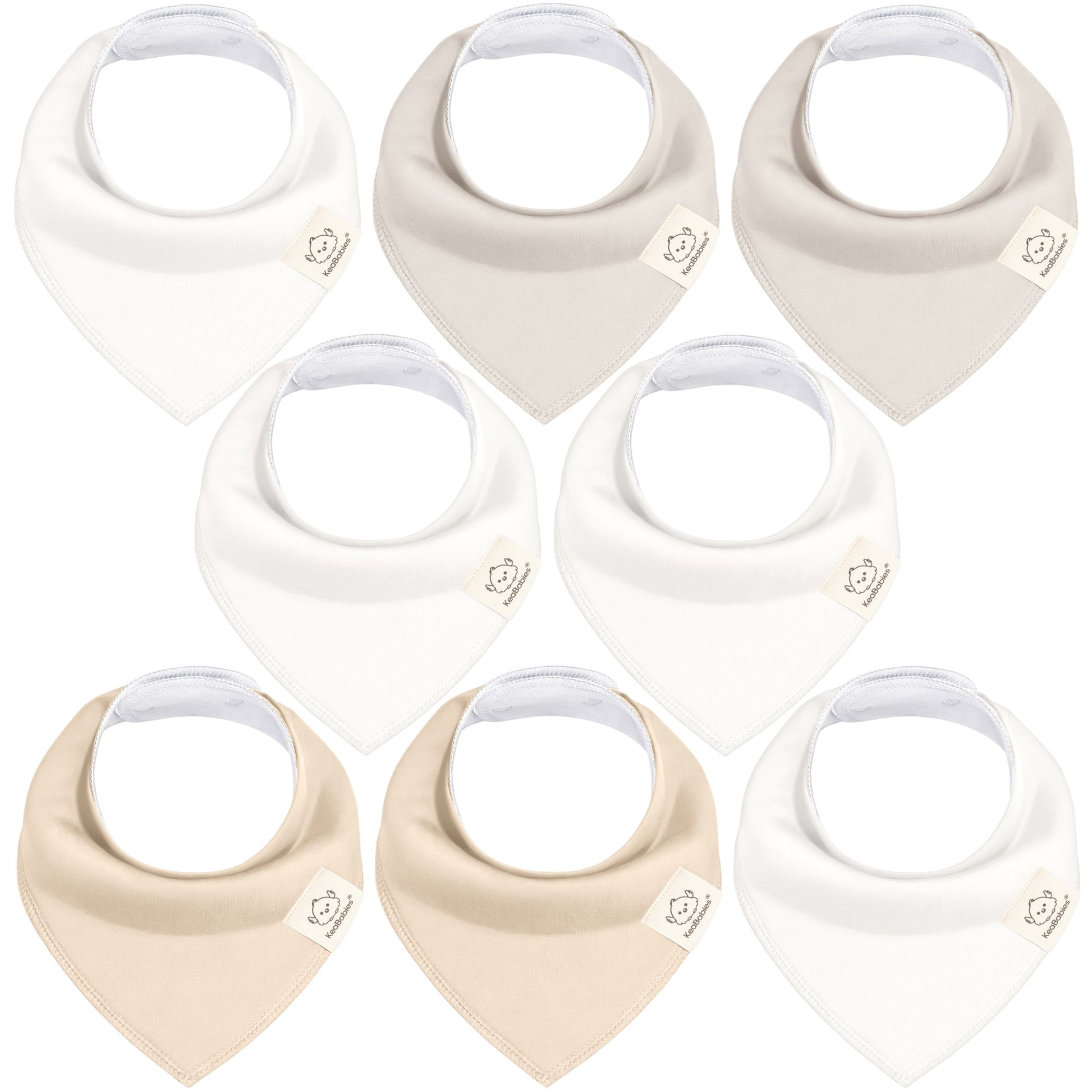 8-Pack Organic Bandana Bibs (Boy) 31119931637946