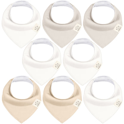 8-Pack Organic Bandana Bibs (Boy) 31119931637946