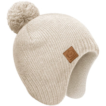 Load image into Gallery viewer, Muff Knitted Beanie
