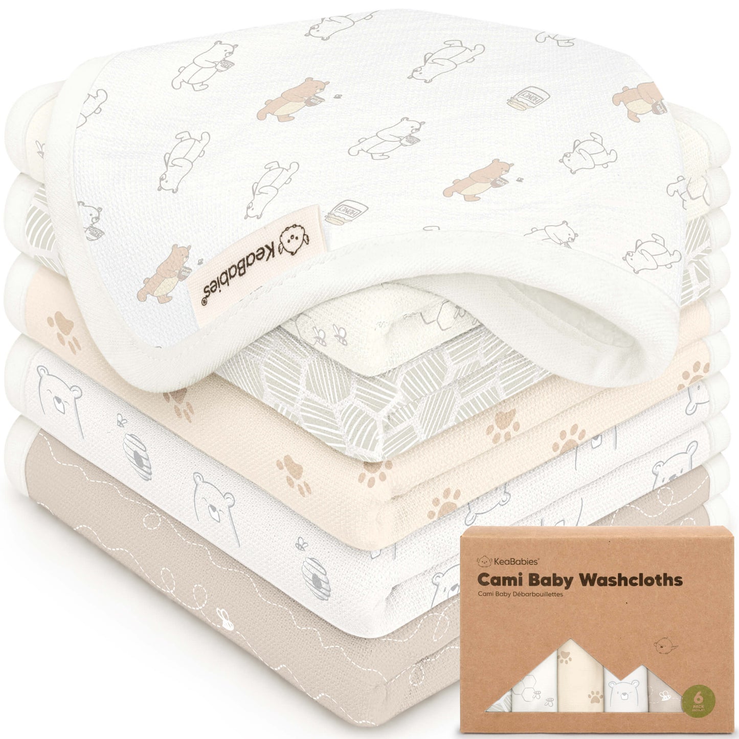 6-Pack Cami Baby Washcloths 31162225131706