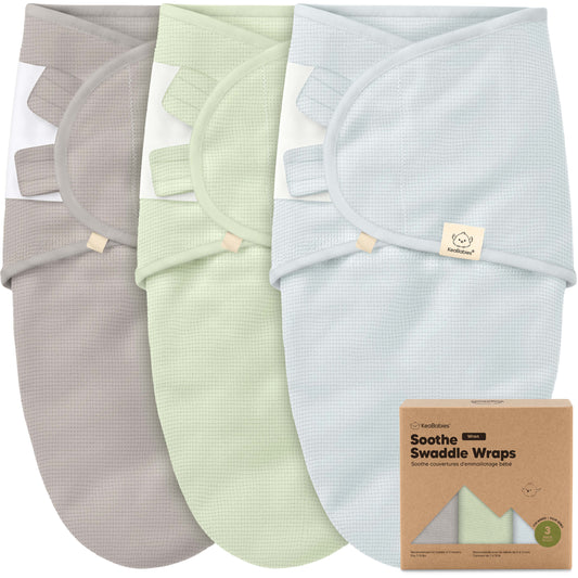 3-Pack Soothe (Wren) Swaddle Wraps