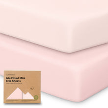 Load image into Gallery viewer, Isla Fitted Mini Crib Sheets
