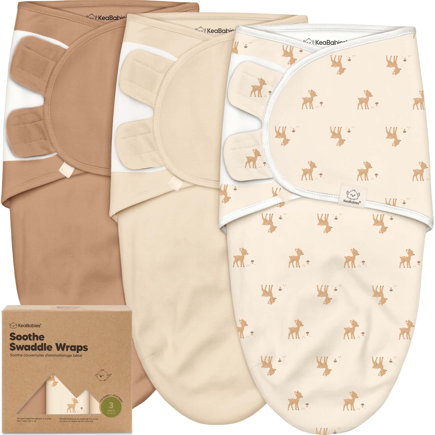 3-Pack Soothe Swaddle Wraps 31424345211066
