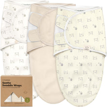 Load image into Gallery viewer, 3-Pack Soothe Swaddle Wraps

