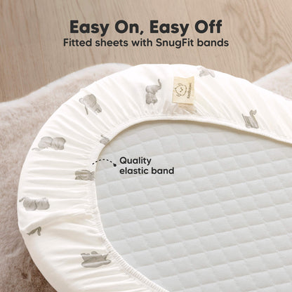 Easy On, Easy Off - Fitted sheets with SnugFit bands (Quality elastic band) 31861320351930