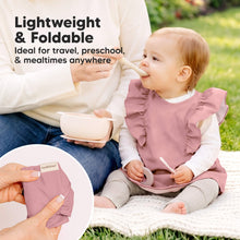 Load image into Gallery viewer, Lightweight &amp; Foldable 
Ideal for travel, preschool &amp; mealtimes anywhere
