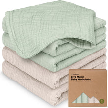 Load image into Gallery viewer, Lyra Muslin Baby Washcloths

