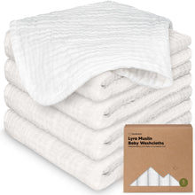 Load image into Gallery viewer, Lyra Muslin Baby Washcloths
