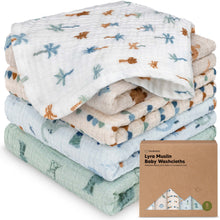 Load image into Gallery viewer, Lyra Muslin Baby Washcloths
