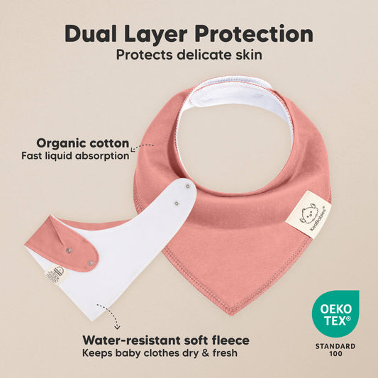 10-Pack Organic Bandana Bibs-on-hover