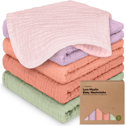 Lyra Muslin Baby Washcloths 31906809282746