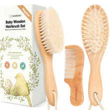 Load image into Gallery viewer, Baby Hair Brush and Comb Set
