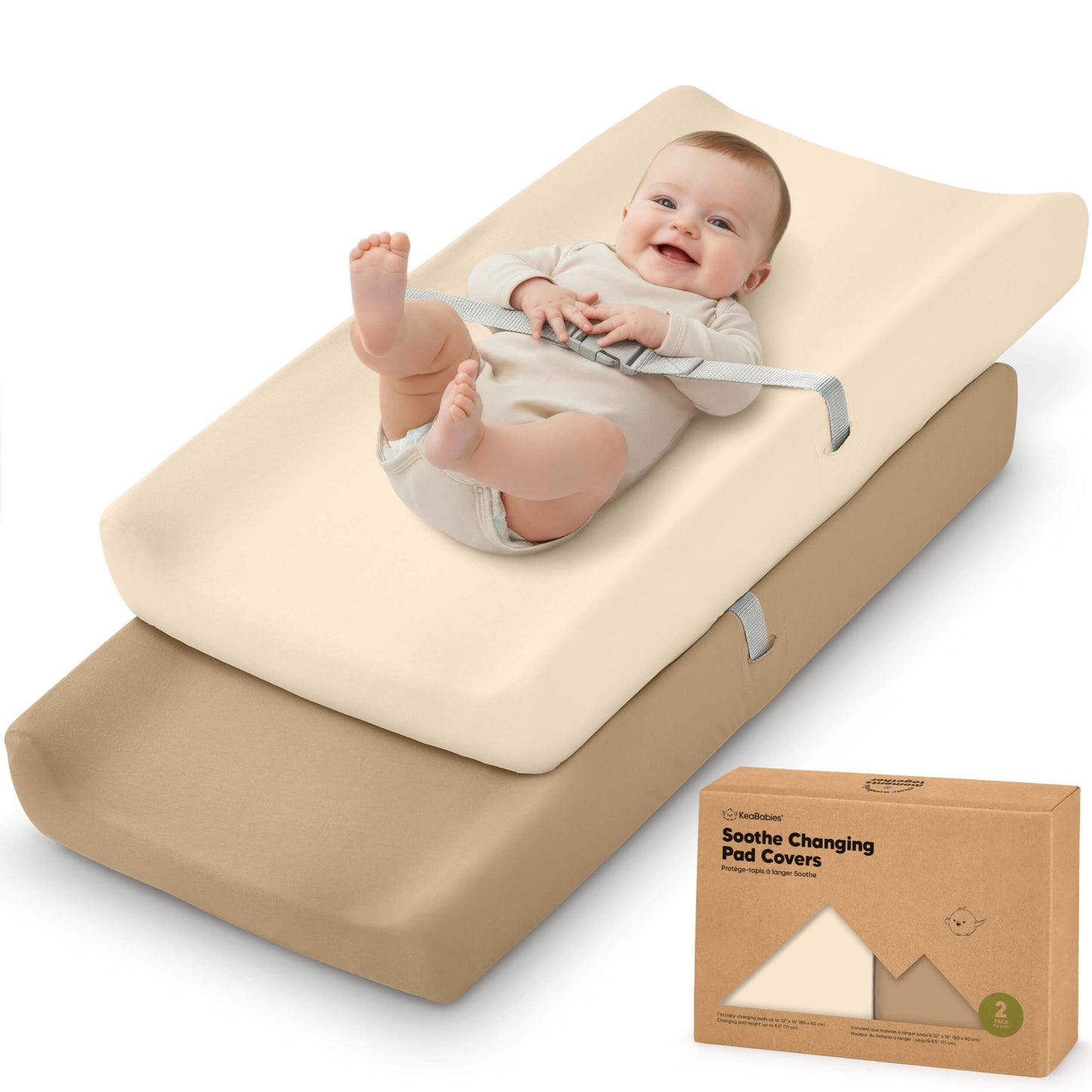 2-Pack Soothe Changing Pad Covers 32255081840826