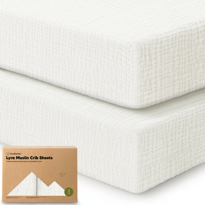 2-Pack Lyra Muslin Crib Sheets 32341444296890