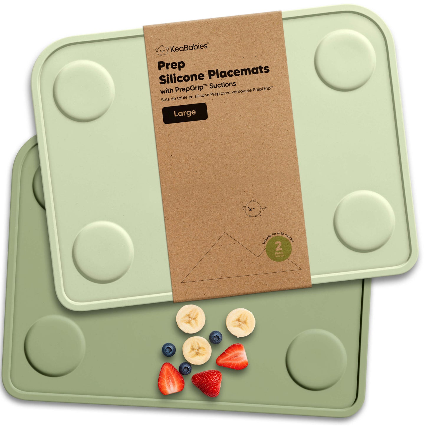 2-Pack Prep Silicone Placemats 33294790295738