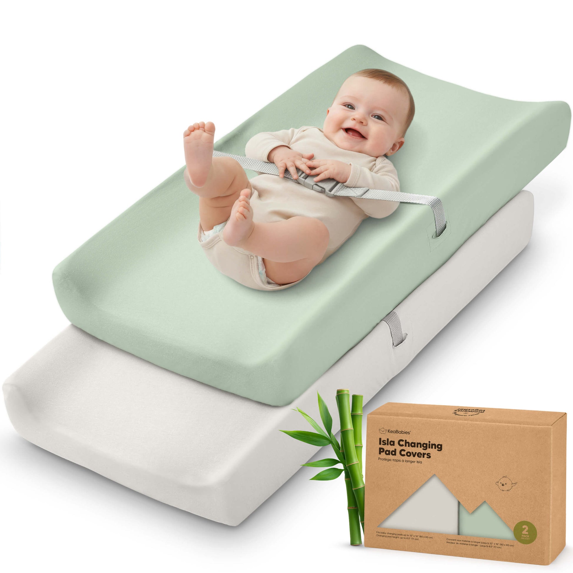 2-Pack Isla Changing Pad Covers 32759077404858