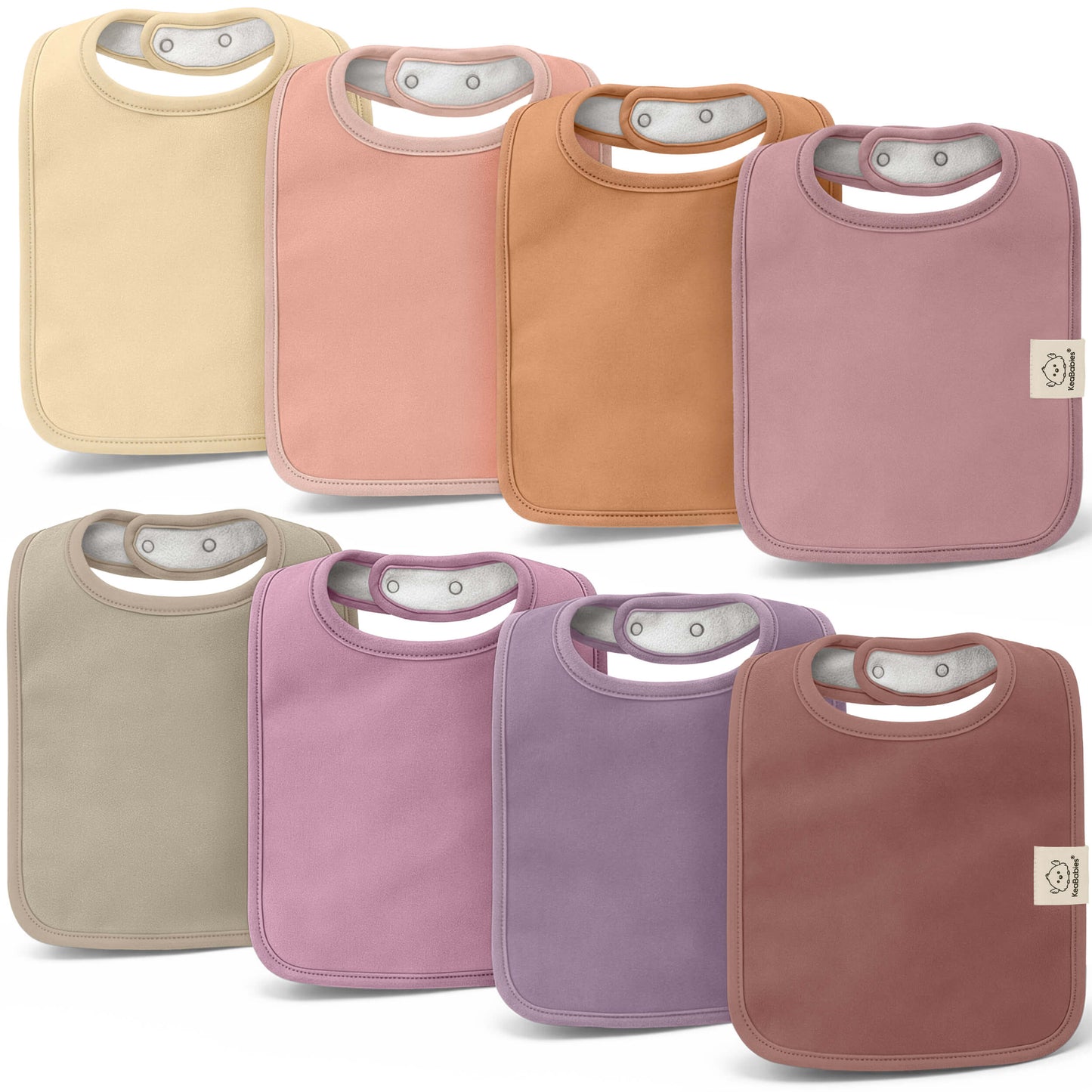 8-Pack Coast Drool Bibs 32992727367866