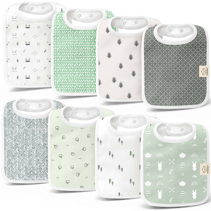 8-Pack Coast Drool Bibs 32992762331322